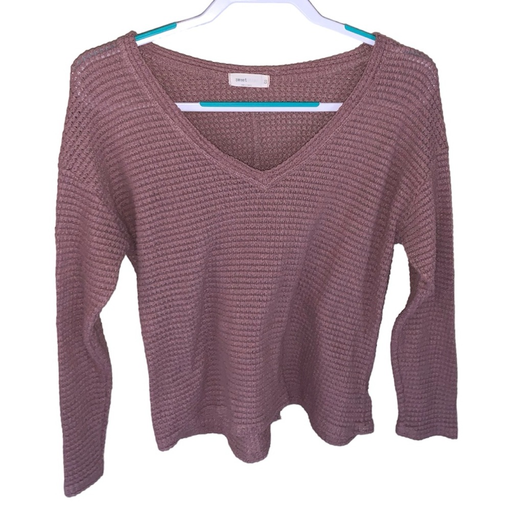 Women’s Waffle Knit Sweater Small